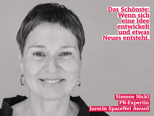 SpaceNet Award Jurymitglied Simone Nickl